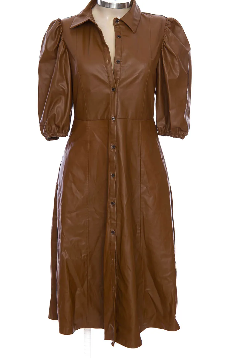 VESTIDO / ENTERIZO COLOR CAFé  ZARA