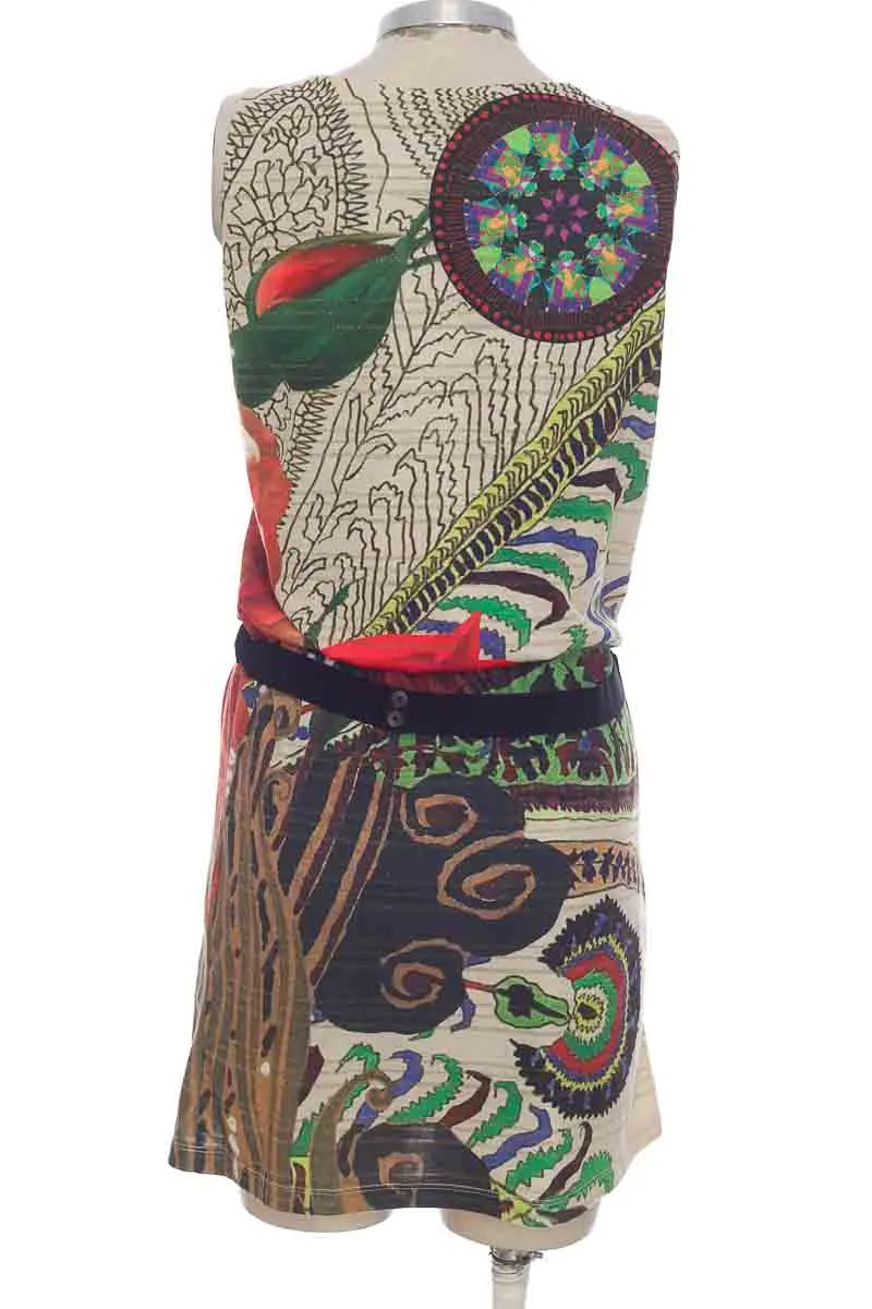 VESTIDO / ENTERIZO COLOR ESTAMPADO  DESIGUAL