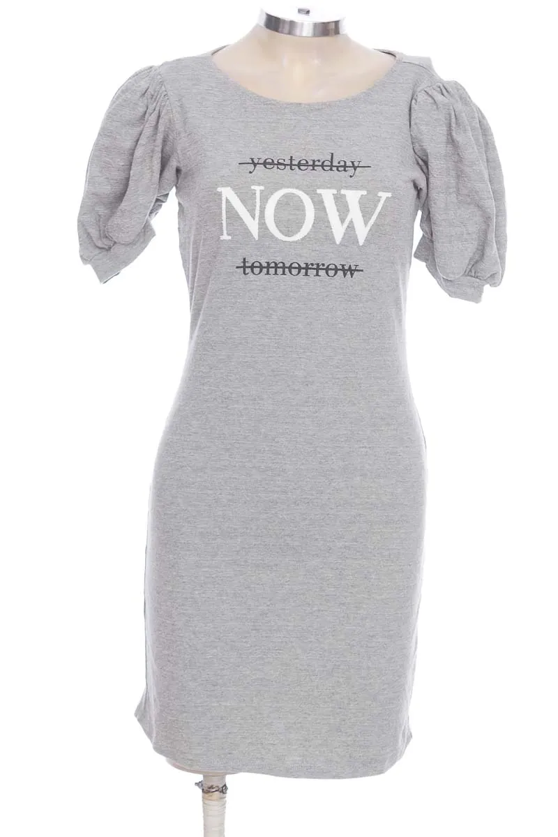 VESTIDO / ENTERIZO COLOR GRIS  ELA