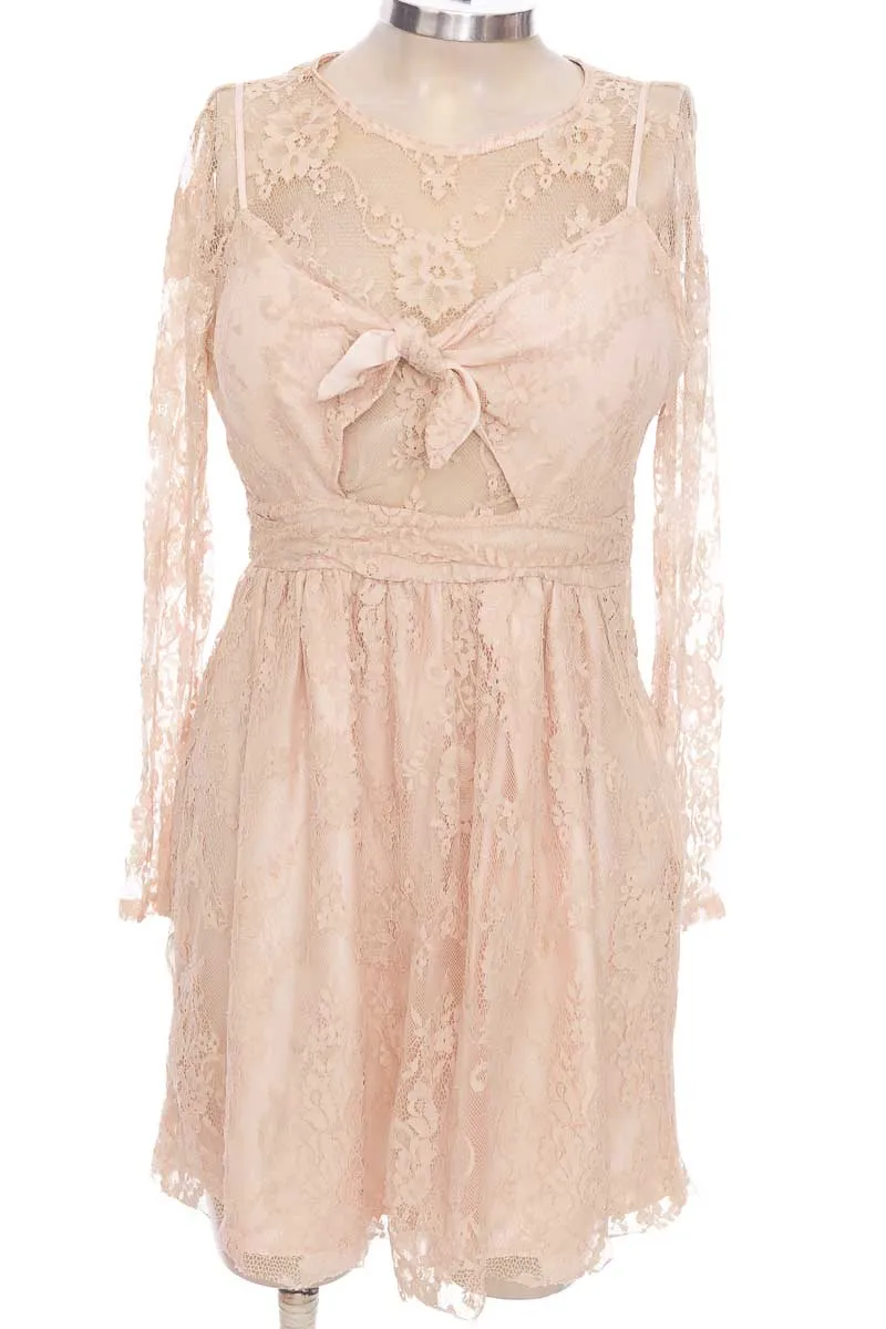 VESTIDO / ENTERIZO COLOR ROSADO  ELA