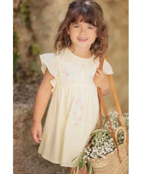 Vestido Bebé Niña TARTINE ET CHOCOLAT Mimosa Bordado
