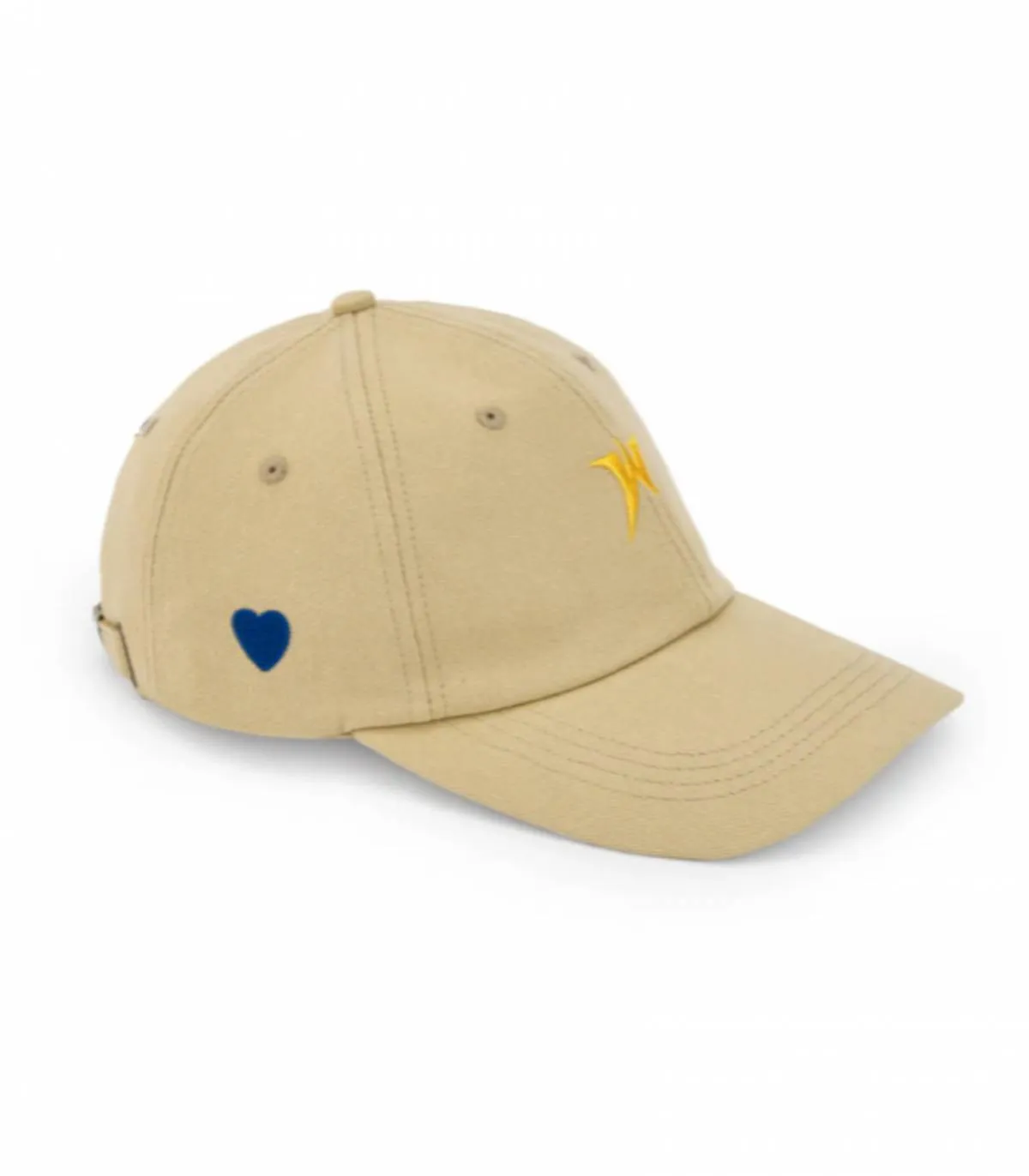 WE ARE NOT FRIENDS  GORRA UNISEX BEIGE  THE W GOLD HAT