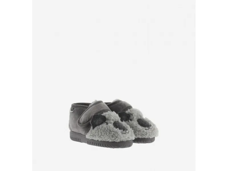 ZAPATILLA DE CASA OJALÁ ANIMALES 105119 VICTORIA EN COLOR GRIS