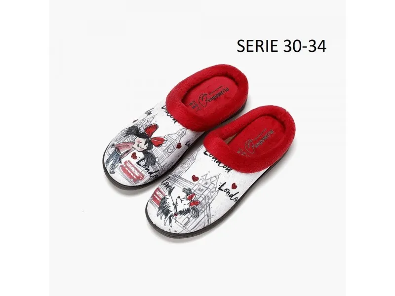 ZAPATILLA DE CASA SEMIDESCALZA LONDON 12213 ROAL EN COLOR GRIS