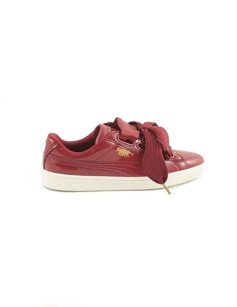 Zapatilla Moda Puma Basket Heart Rojo