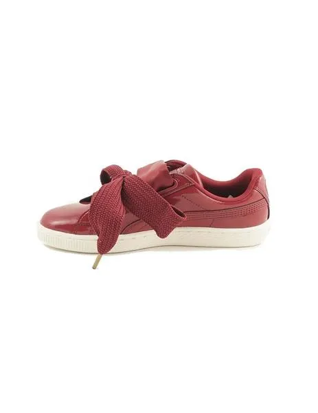 Zapatilla Moda Puma Basket Heart Rojo