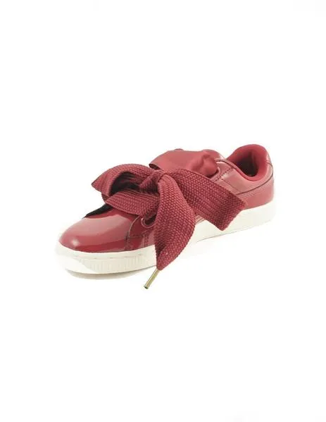 Zapatilla Moda Puma Basket Heart Rojo