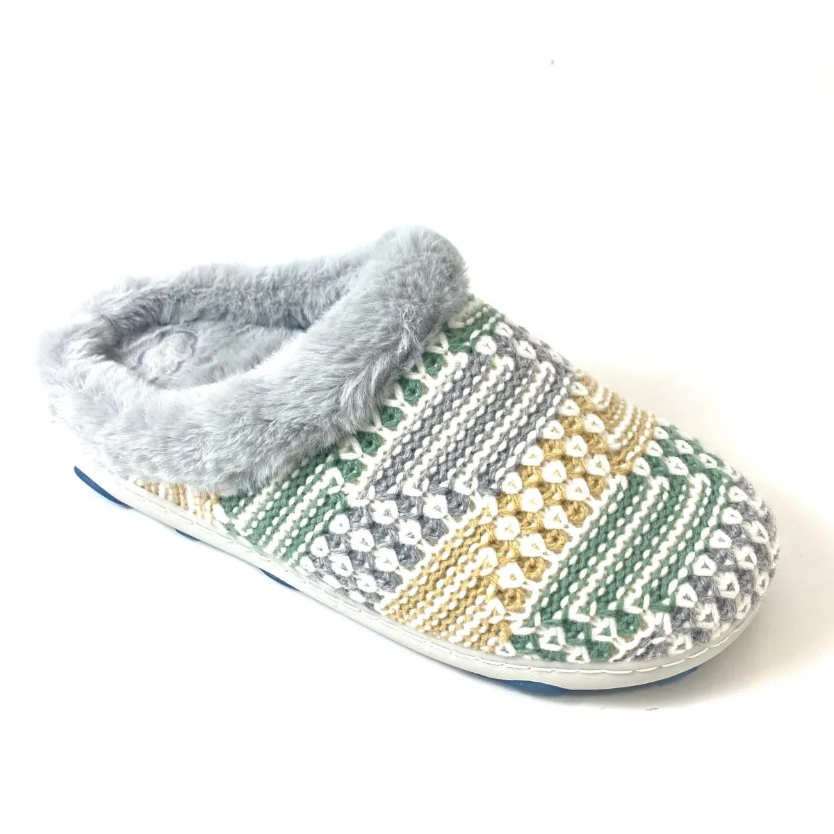 Zapatilla Plantilla Extraíble Biorelax invierno casa muje gris Bio2026