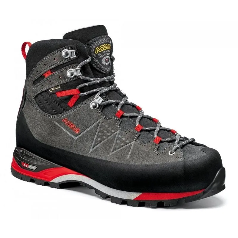 Zapatillas Asolo Traverse GV (Grafito/Rojo) Hombre