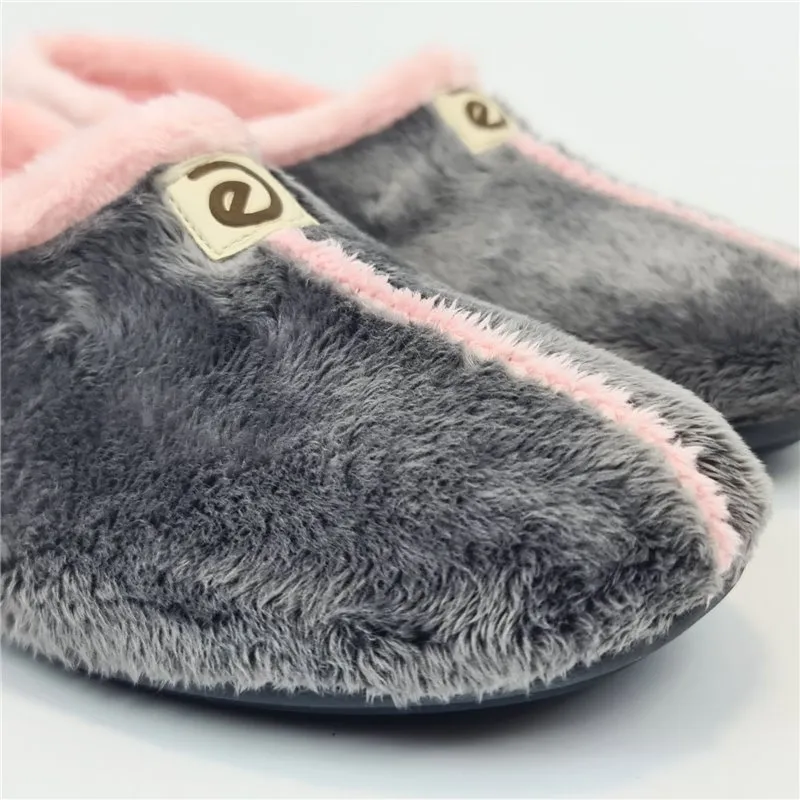 Zapatillas Casa Calentitas Mujer Suapel Suela Antideslizante 4306 Gris, de Tupié