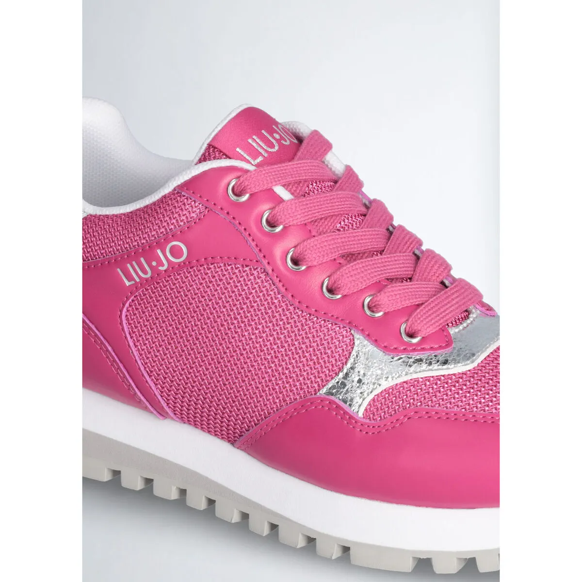 Zapatillas de malla brillante