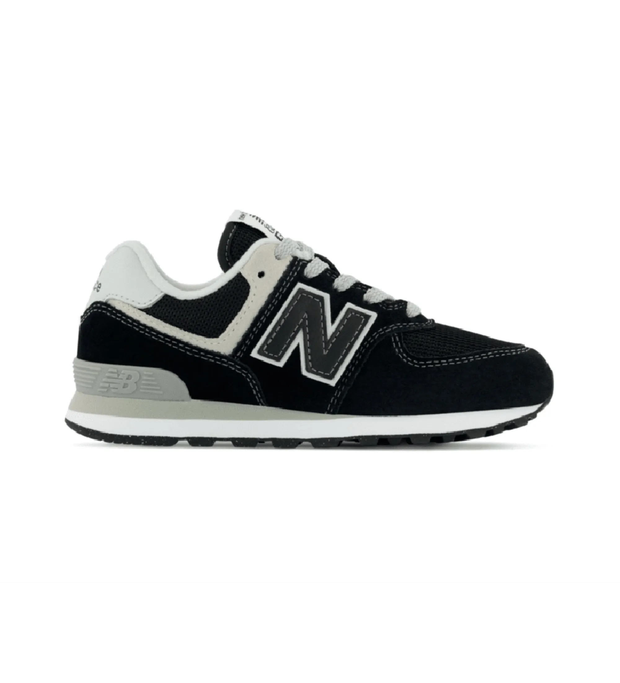 Zapatillas de Piel 574 negro