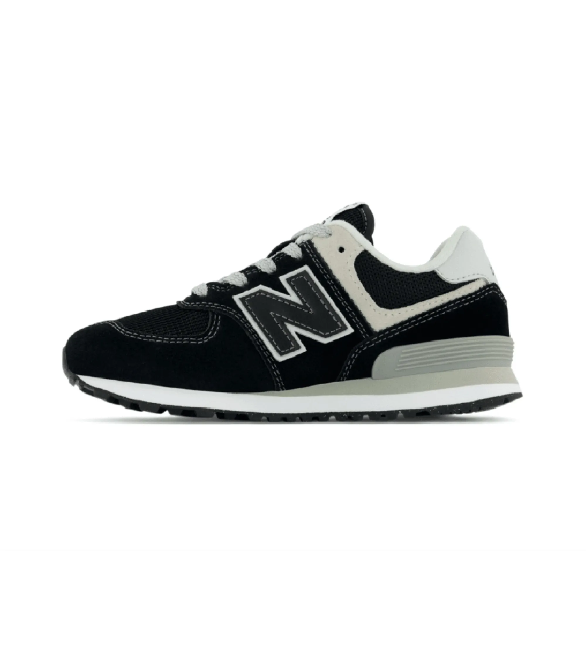 Zapatillas de Piel 574 negro