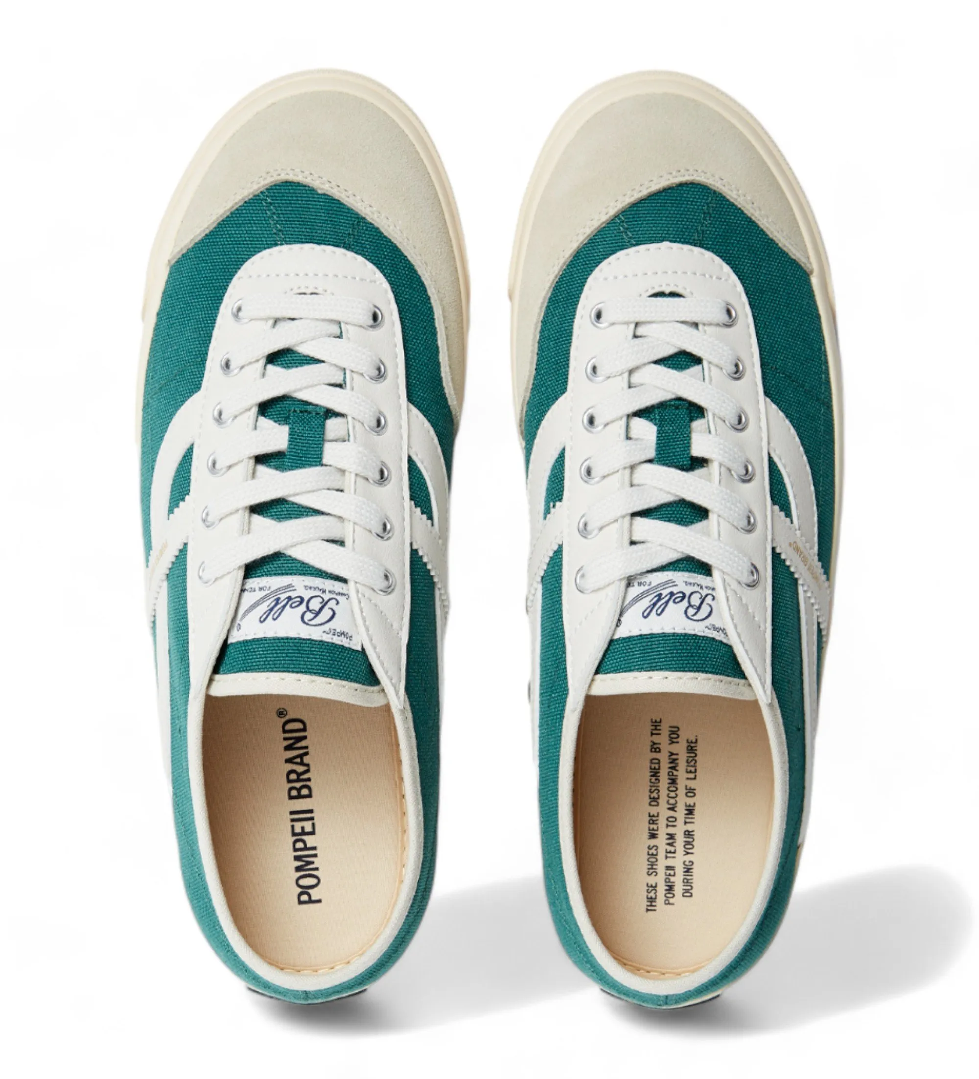 Zapatillas de piel Canvas verde