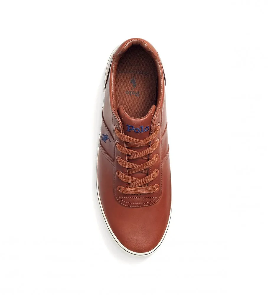 Zapatillas de piel Hanford marrón