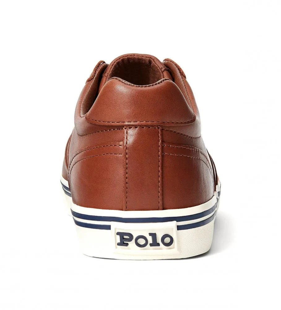 Zapatillas de piel Hanford marrón