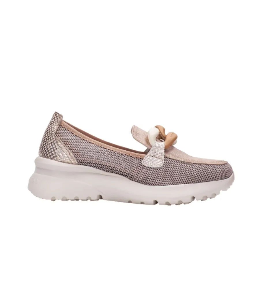 Zapatillas de piel Polinesia marrón