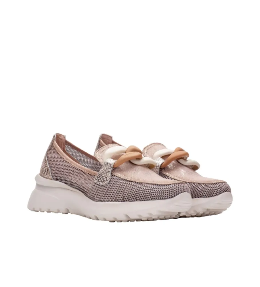 Zapatillas de piel Polinesia marrón