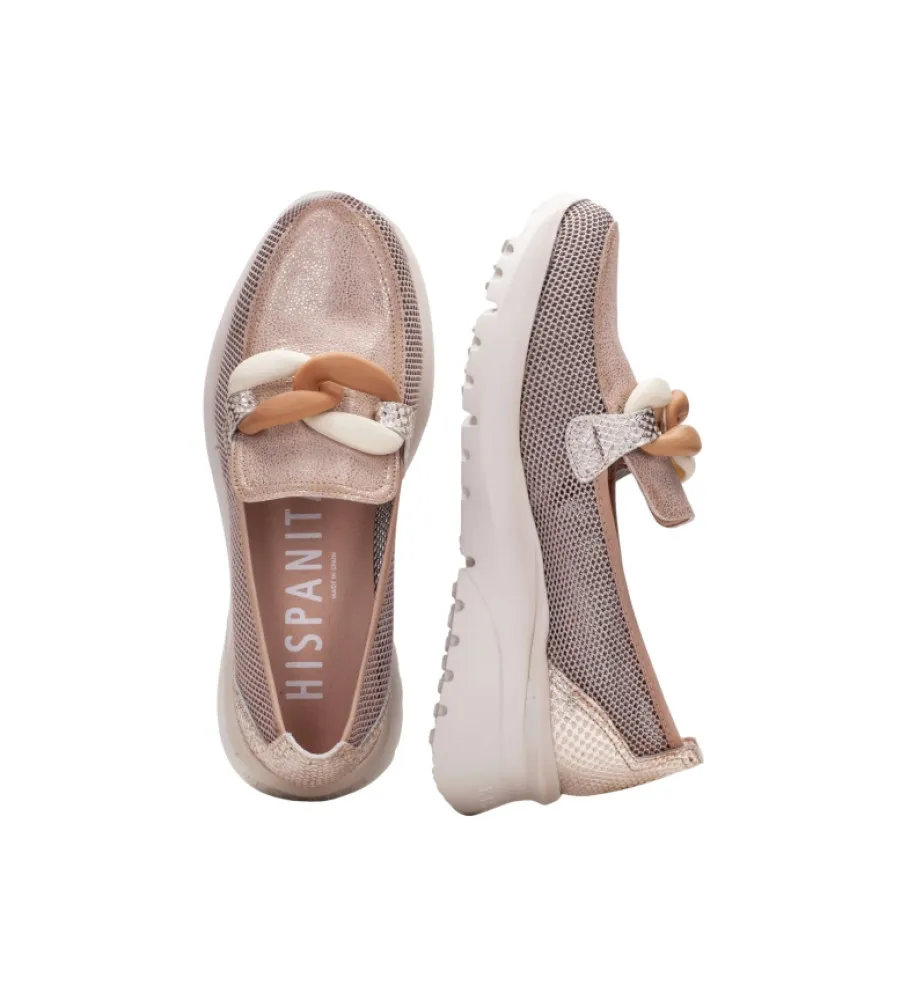Zapatillas de piel Polinesia marrón