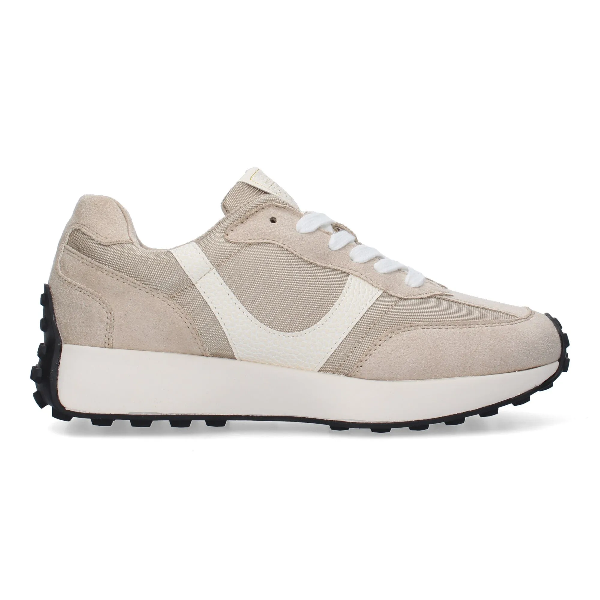 Zapatillas deportivas cómodas para mujer color beige M3540