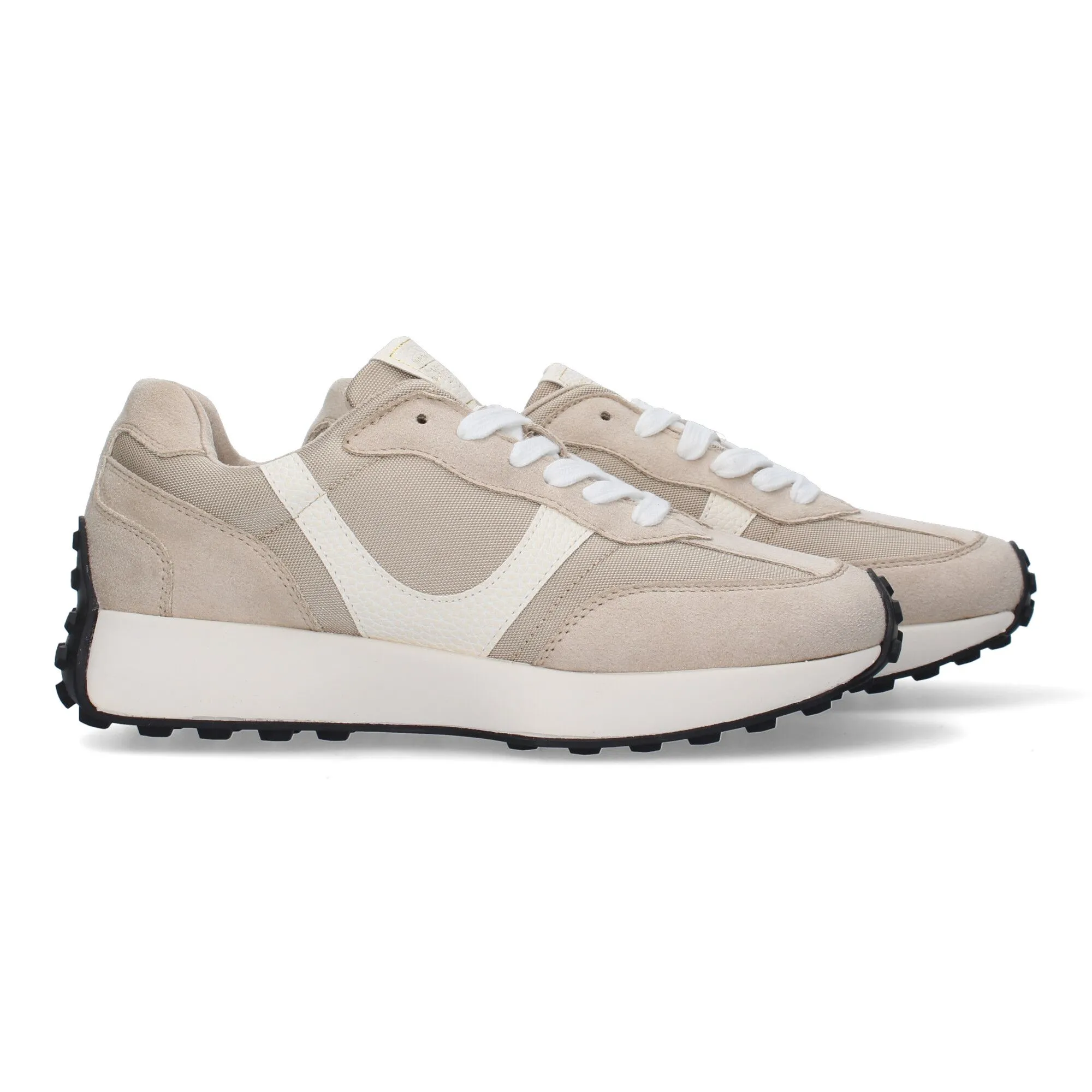 Zapatillas deportivas cómodas para mujer color beige M3540