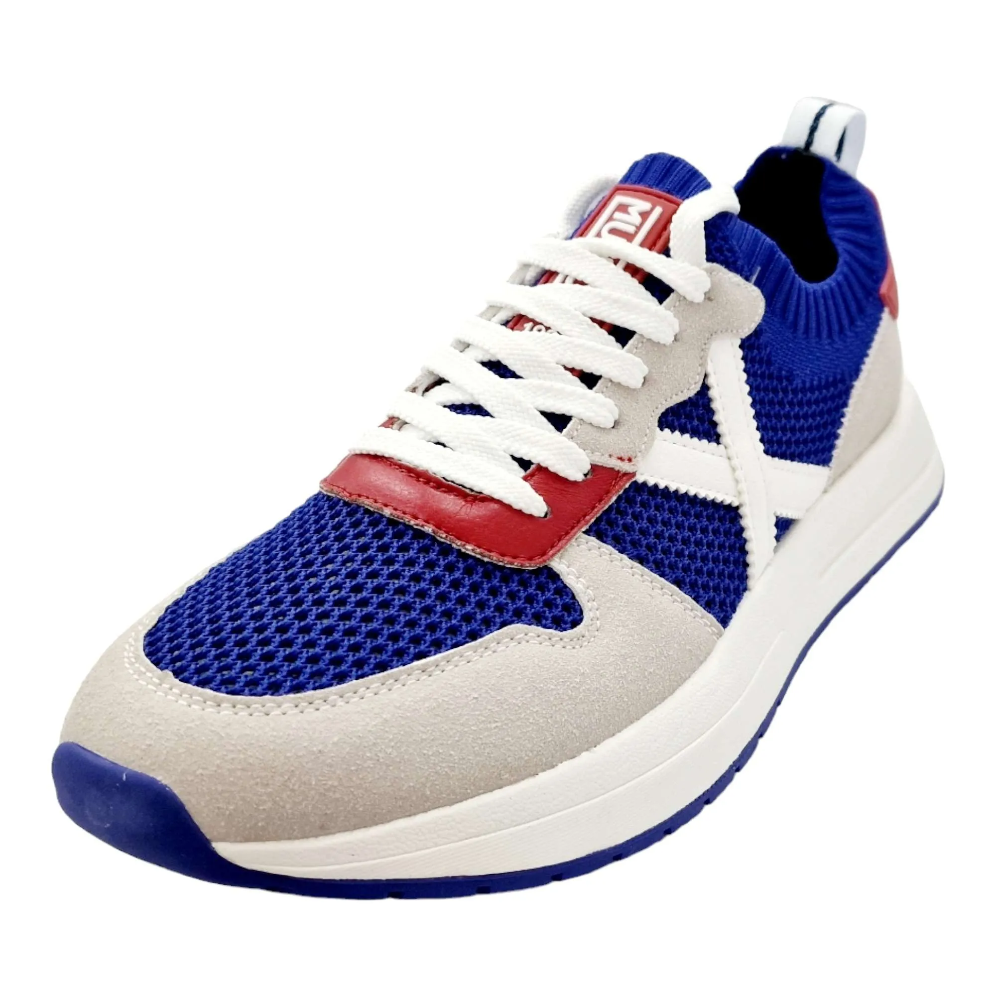 ZAPATILLAS MUNICH HOMBRE CALCETÍN NET29 AZUL
