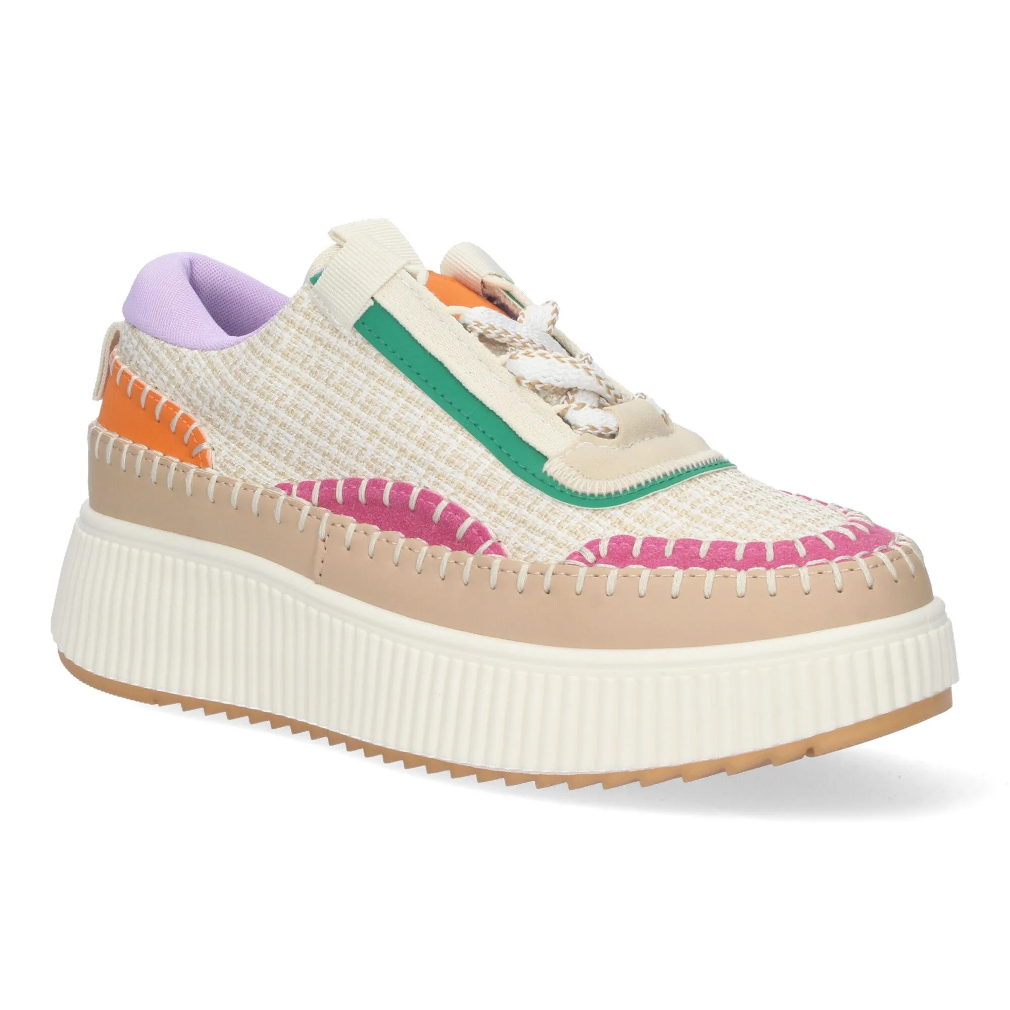 ZAPATILLAS SNEAKERS CóMODAS PARA MUJER CASUAL BEIGE CD2503