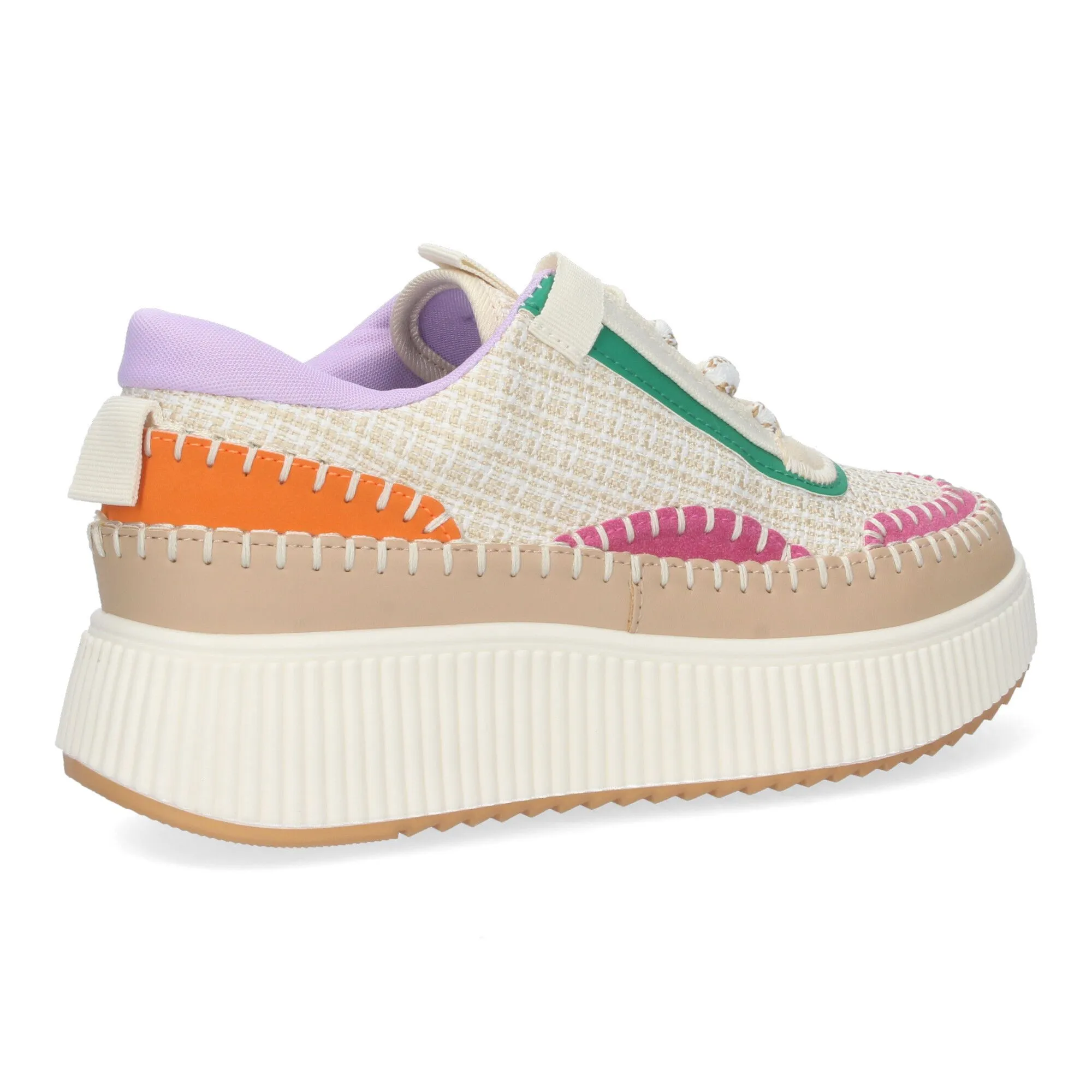ZAPATILLAS SNEAKERS CóMODAS PARA MUJER CASUAL BEIGE CD2503