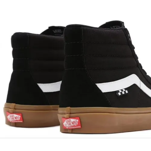 ZAPATILLAS VANS SKATE SK8HI BLACK GUM