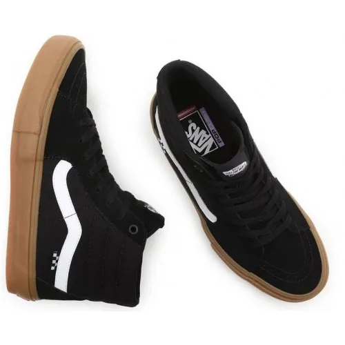 ZAPATILLAS VANS SKATE SK8HI BLACK GUM