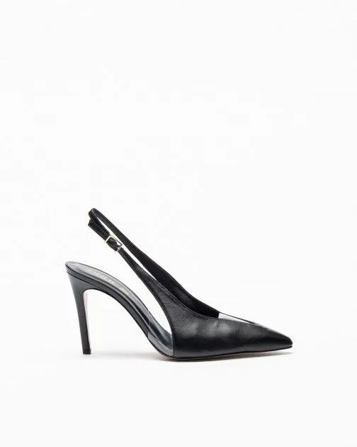 Zapato destalonado PROF Utopia Negro