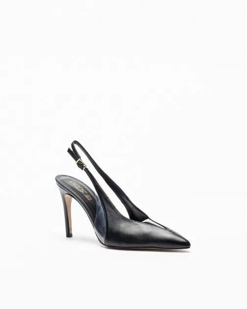 Zapato destalonado PROF Utopia Negro