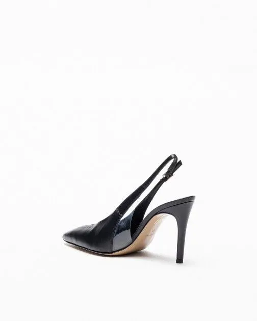 Zapato destalonado PROF Utopia Negro