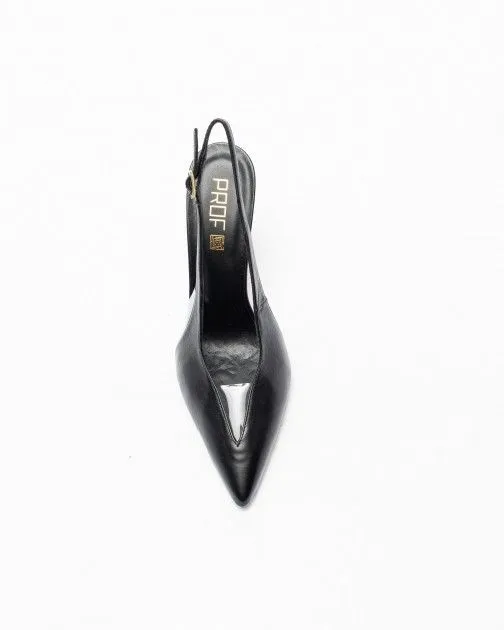 Zapato destalonado PROF Utopia Negro