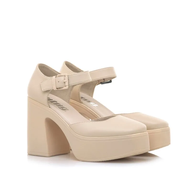 Zapatos Casual de Mujer MTNG IRON Beige 56563