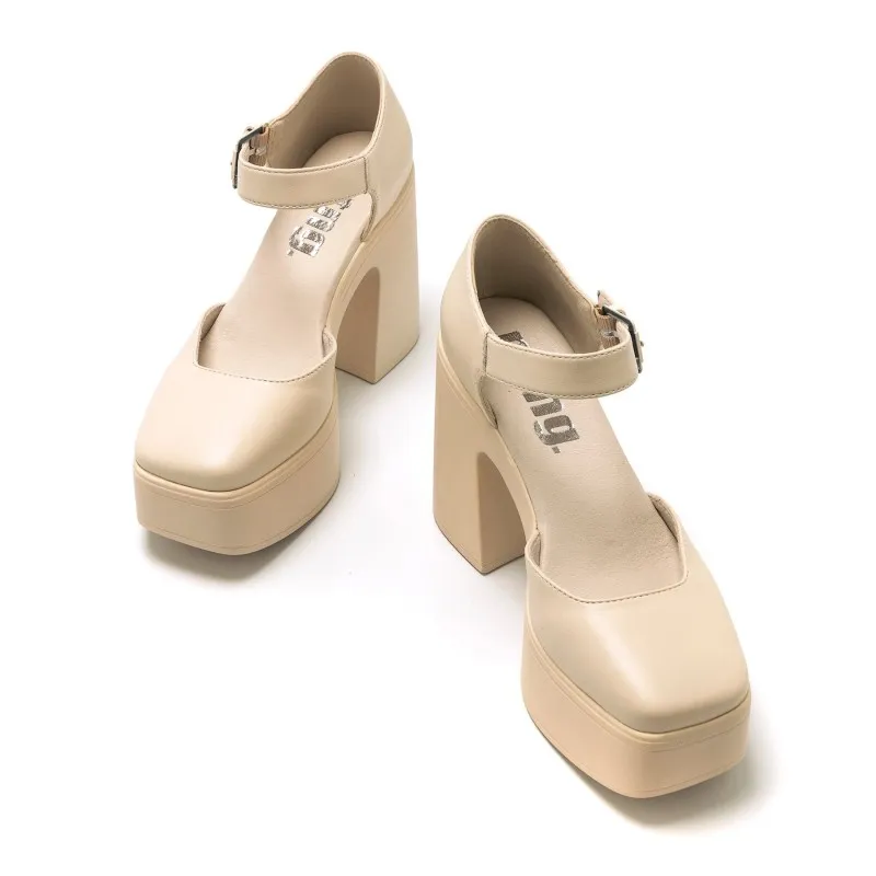 Zapatos Casual de Mujer MTNG IRON Beige 56563