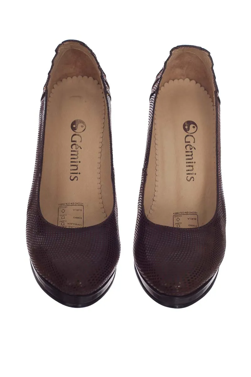 ZAPATOS COLOR CAFé  GEMINIS
