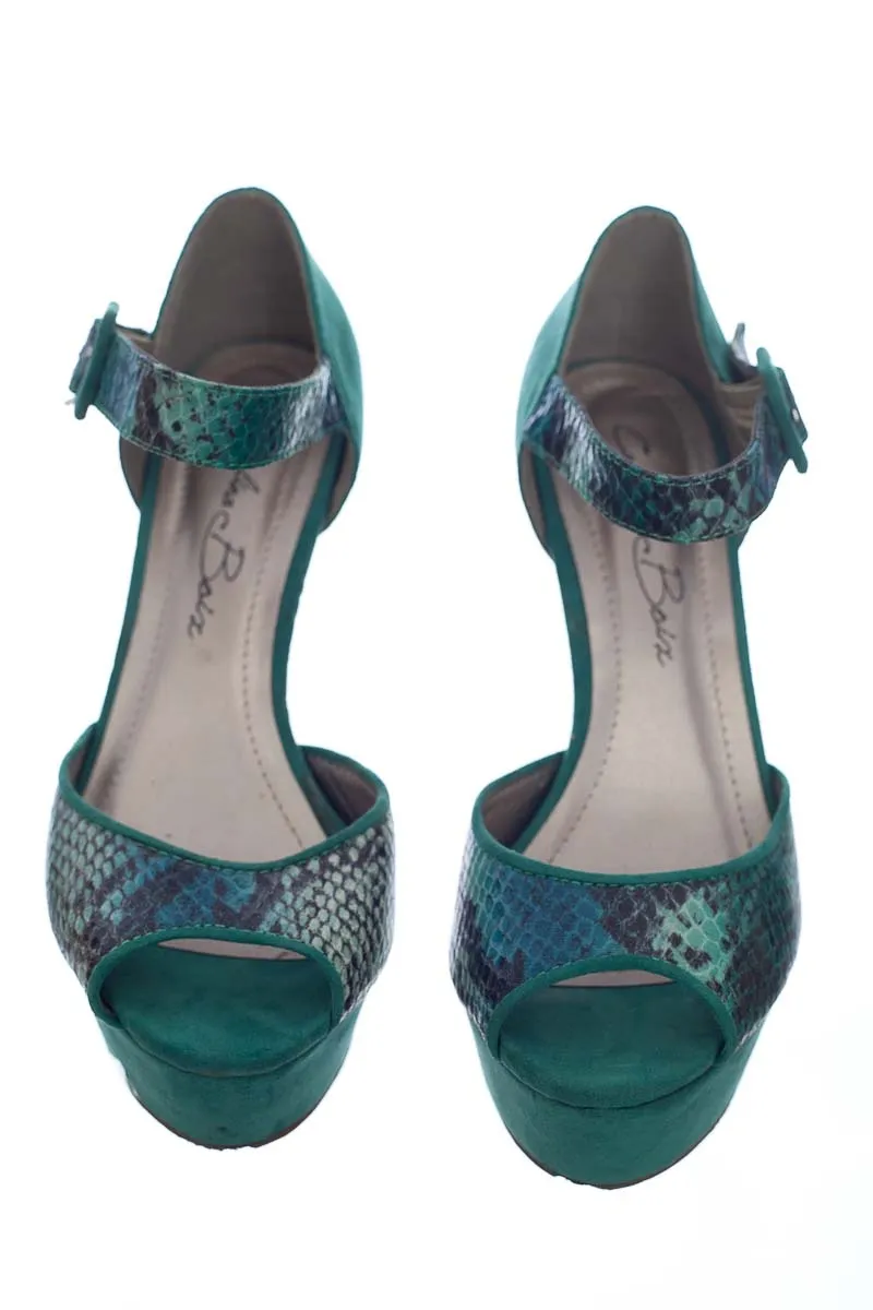 ZAPATOS COLOR VERDE  CAROLINA BOIX
