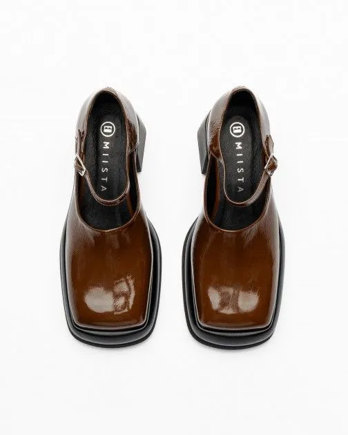 Zapatos E8 by Miista Coral Marrón